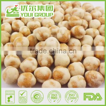 Wholesale High Protein Healthy Snack Wasabi Coated Flavor Chickpeas Garbanzo Beans Type Certificated with BRC