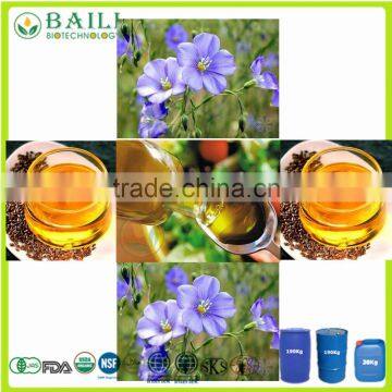 Healthy competitive price organic flaxseed oil / linseed oil refined & cold pressed