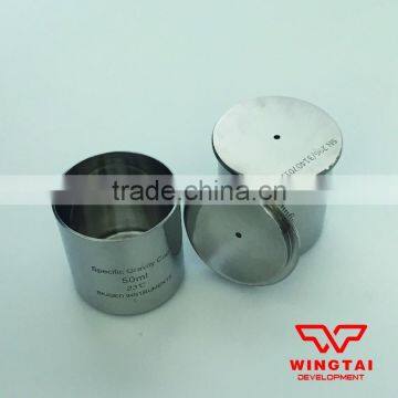 High Precision 50ml Capacity Stainless Steel/Aluminum Density Cup