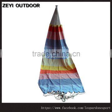 Outdoor Garden Hammock Double Parachute Cloth Beach Holiday Folding Hammock