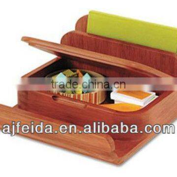 100% Handmade Bamboo Desk Organizer