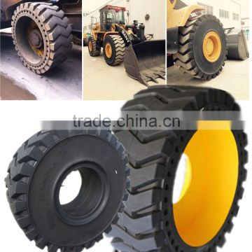 rims solid rubber tires solid loader tyre 23.5 x 25