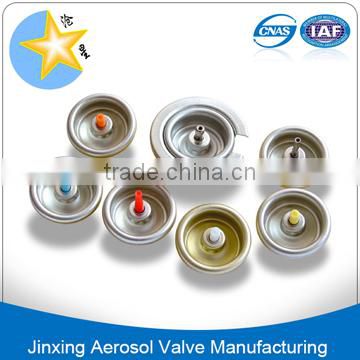 Portable gas stove valve with red cap