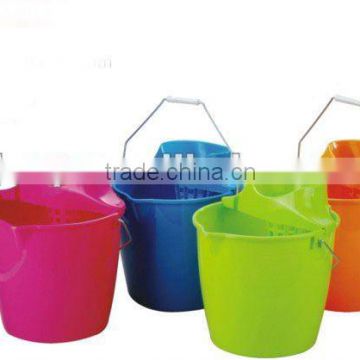 fast moving plastic mop bucket round shape