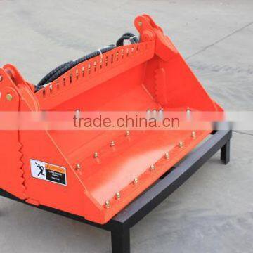 Mini Series 4 in 1 Bucket Skid Steer Loader Attachment photo-3
