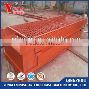 China placer gold sluice box alluvial gold sluice machine