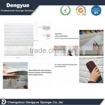 Professional Factory Manufacture Classic Style Multi Color Option Brick Stone 3d Wallpaper Self Adhesive photo-6
