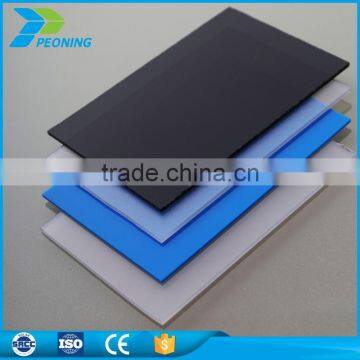 10 mm solid flat polycarbonate uv protection plastic sheet