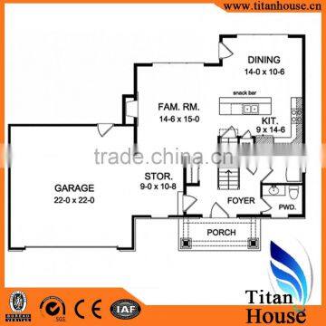 China Supplier Luxury Design Light Gauge Steel Framing Houses Cheap Prefab Homes For Sale photo-4