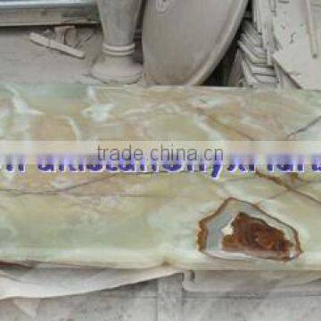 BEAUTIFUL LIGHT GREEN ONYX TABLE TOPS COLLECTION photo-5