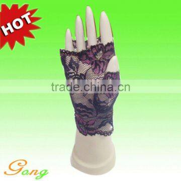 Lowest Price Black Lace Fingerless Glove