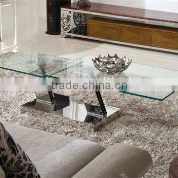 C142 Modern design tempered glass hot sale Coffee table