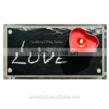 sublimation blank glass docorative frame wedding return gift india