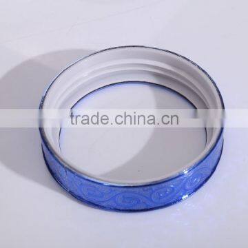 Set 3 Clear Coned Shape Glass Storage Jars With Red Plastic Lid photo-6