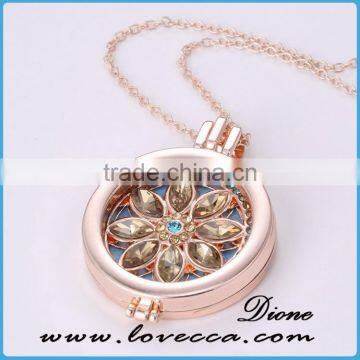 Aromatherapy Jewelry Essential Oil Diffuser Locket Perfume Necklace photo-4