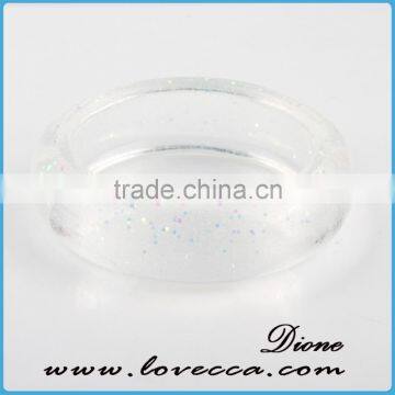 Wholesale High Quality Bangle Eco Friendly Real Dried Pressed Flower Resin Bracelet for Women photo-3