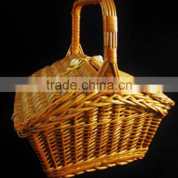 Homes Hand-Woven Decoration Picnic Basket Retail photo-6