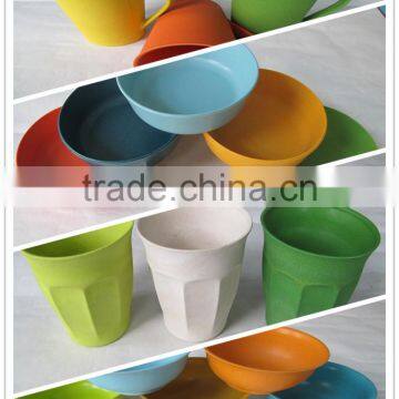 Best Sale Cheap Eco-friendly Bamboo Fiber Dinner Set photo-6