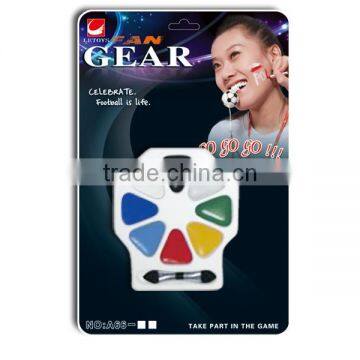2016 Euro Cup factory supply EN71 approved face paint for football fans