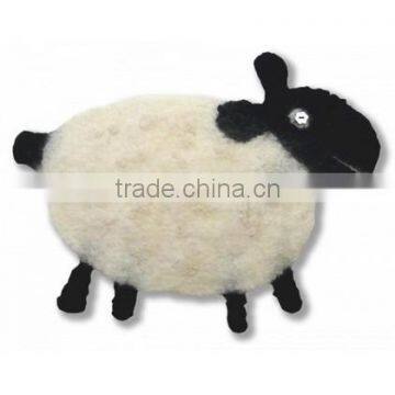 alibaba express hot sale high quality new products wholesale alibaba eco handmade felt wool goat toy made in china