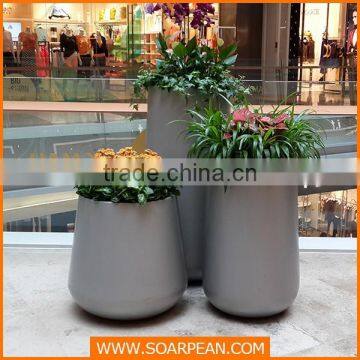 Decorative Fiberglass Square Flower Vase photo-2