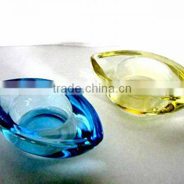 fashion crystal glass candle holders colors suit