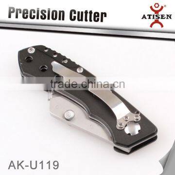 NEW Folding Utility Cutter Knife Locks With Belt Clip
