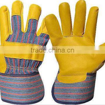 Cow Skin Leather Working Gloves photo-6