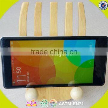 2017 Wholesale Hot Sale Wooden Hand Phone Holder W02A166 photo-4
