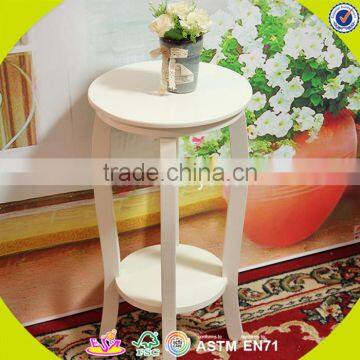 2017 New Design Wooden Outdoor Plant Stands White Solid Wooden Outdoor Plant Stands Best Outdoor Plant Stands W08H056 photo-6