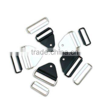 Black White Color Plastic NYLON Chafe with Metal Rectangle ring and Roller