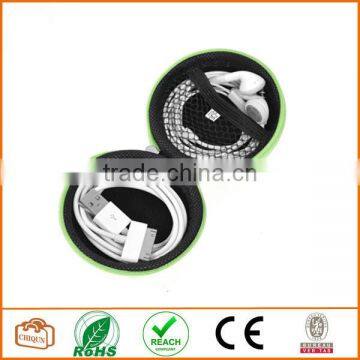 Earphone Handsfree Headset HARD EVA Case - Clamshell/MESH Style With Zipper Enclosure photo-2