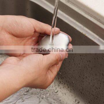 Manufacturer Eco-friendly Metal Stainless Steel Soap Bar With Plastic Holder photo-3