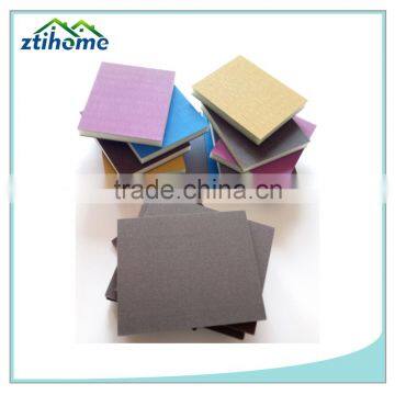 125*100*12mm Polyester film Sanding sponge for polishing wood