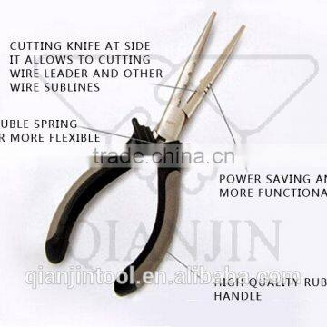 QJF-J36 Wholesale Stainless Steel Fishing Plier ,double Color Fishing Plier With Rubber Handle photo-2