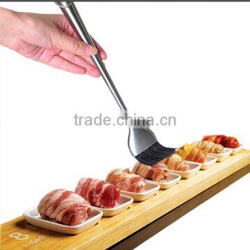 Amazon Hot Sale 12inch Long Stainless Steel Handle Silicone Basting Brush photo-3