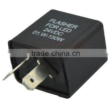 12V 24VDC Flasher for LED 0.1W-150W Led Flasher Relay photo-2