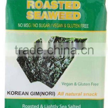 Tender Roasted Seaweed Laver Nori Snack 5g(0.17oz) x 72packs / Seafood / Seaweed