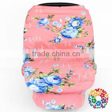 Latest Floral Print Baby Car Seat Canopy Baby Mom Nursing Cover Newborn Kids Funny Car Seat Covers photo-4