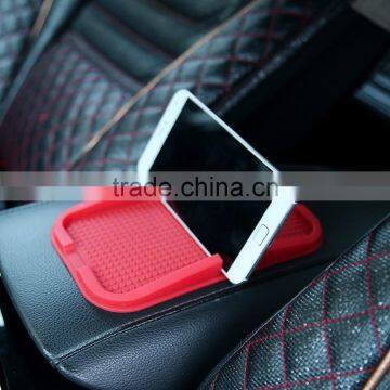 Hot selling anti slip phone holder pad car accessories phone silicone non slip mat