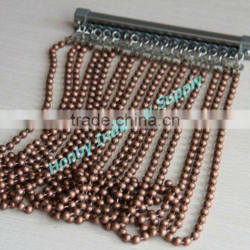 Custom Antique Copper Color Ball Chain Curtain