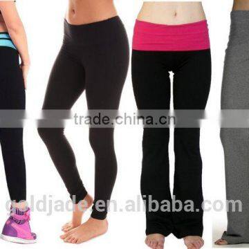 Wholesale Yoga Pants Womens Fitness Leggings Custom Made Balck Running Tight photo-2