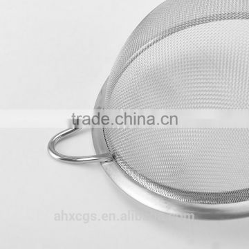 Kitchen utensil set stainless steel handle oilnet kitchen strainer