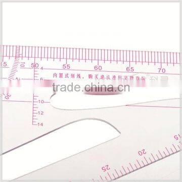Kearing Sanwich Line Triangular Scale Rulers 1:4 & 1:5 Scale for Fashion Design, High Quality Ruler for Sewing Market #8545 photo-2