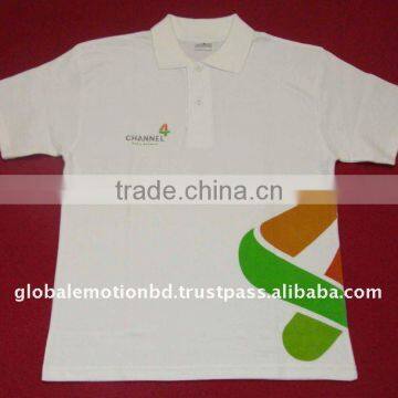 2012 Promotional Polo t-shirt with printed company logo