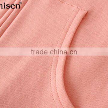 Garment Manufacturer Custom Boutique Cvc Fleece Long Sleeves With Hoodies Women's Coat photo-5