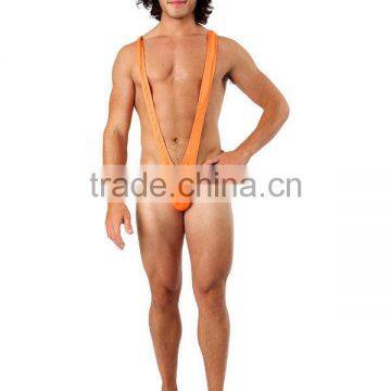 Borat Mankini Thong Swimsuit (Luminous Orange)