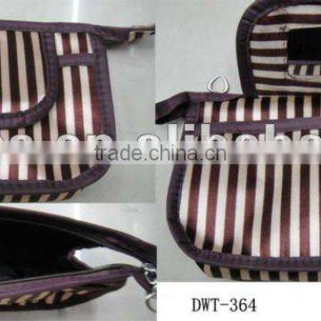 Fashion Lady popular stripe cosmetic bag