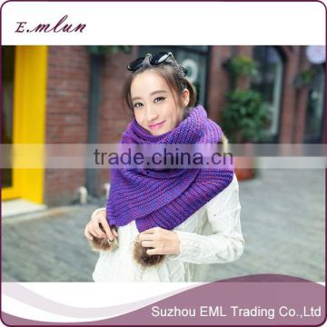 New style knitting wool scarf in bulk