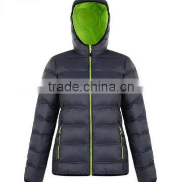 Womens Low Down Hoody Light-weight Jacket